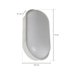 LED-seinävalaisin Schwabing XXL, nopea asennus