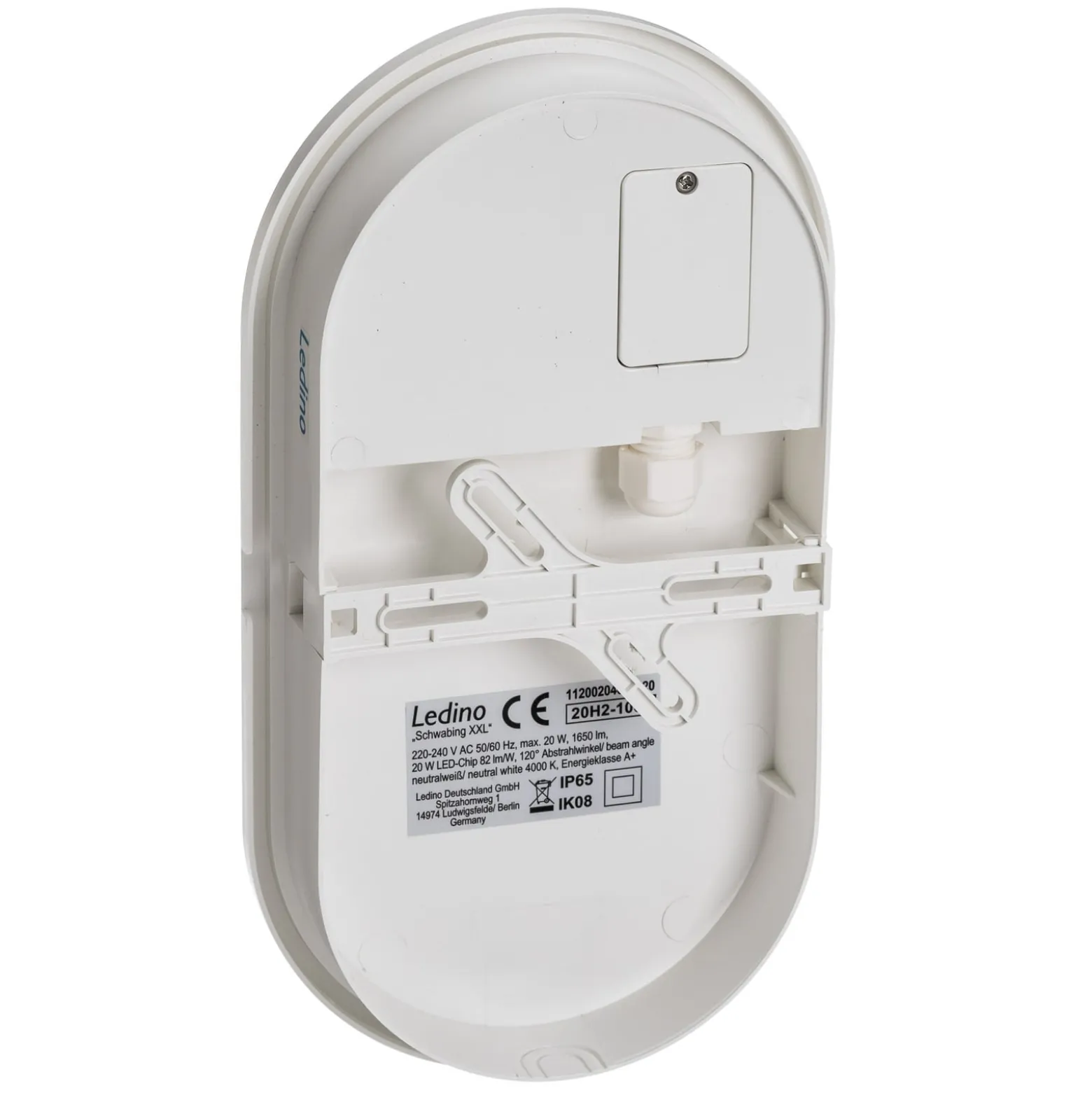 LED-seinävalaisin Schwabing XXL, nopea asennus
