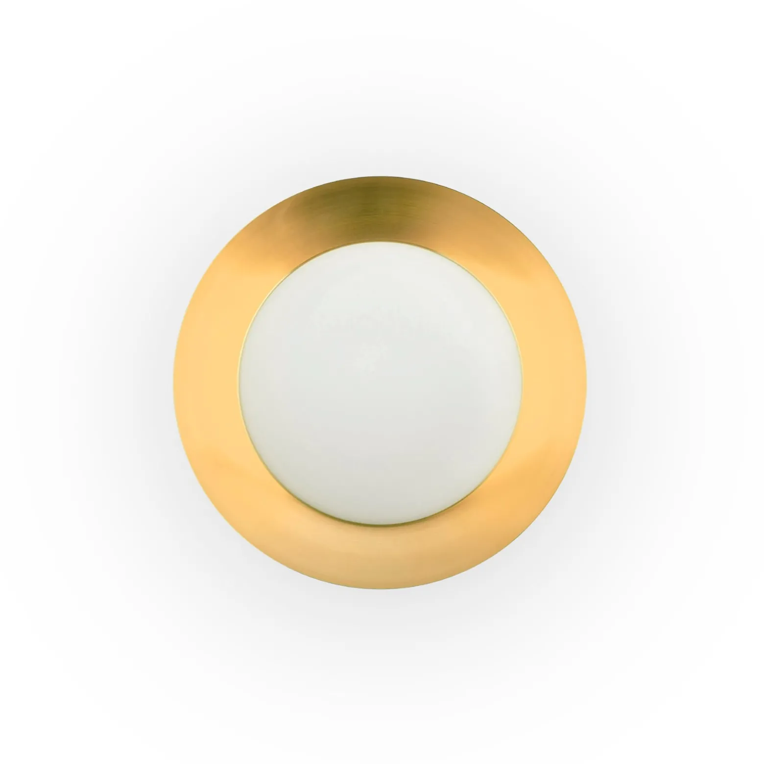 LED-seinävalaisin Side 450, musta/kulta, teräs/lasi, Ø 45 cm