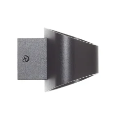 LED-seinävalaisin Trame, soikea muoto, musta