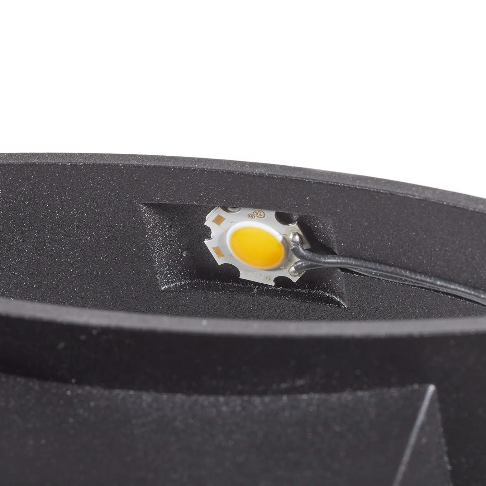 LED-seinävalaisin Trame, soikea muoto, musta