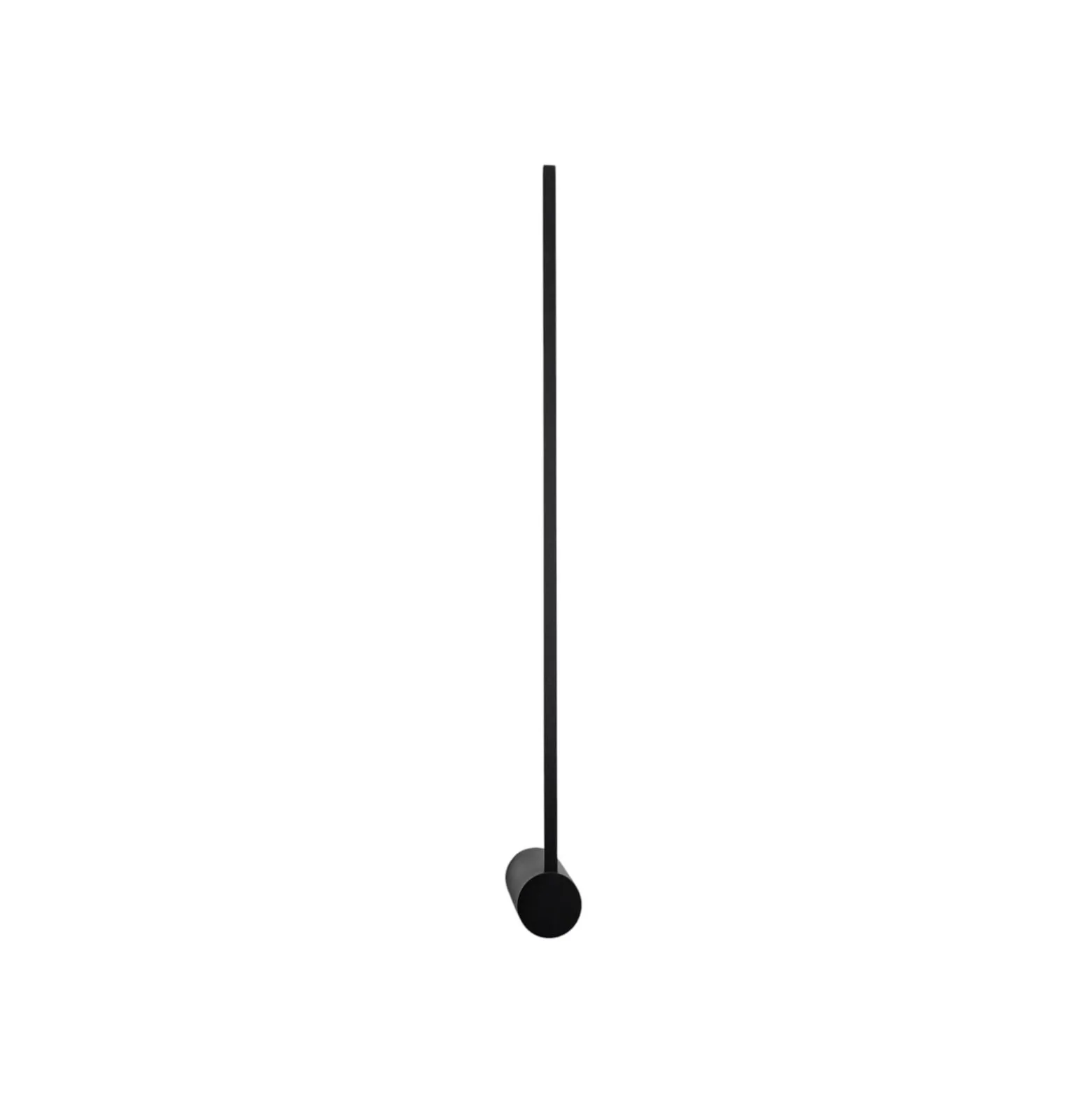 LED-seinävalaisin, varsi M, korkeus 65 cm, musta, metalli