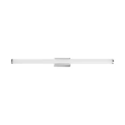 LED-seinävalaisin VINA M, kromivärinen, leveys 60 cm, IP44, CCT