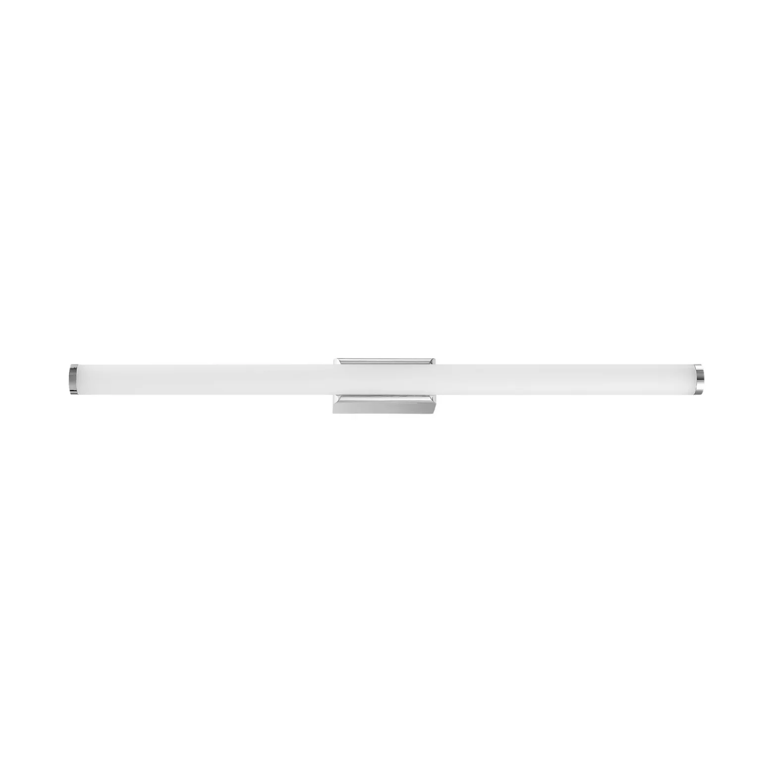 LED-seinävalaisin VINA M, kromivärinen, leveys 60 cm, IP44, CCT