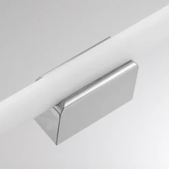 LED-seinävalaisin VINA M, kromivärinen, leveys 60 cm, IP44, CCT