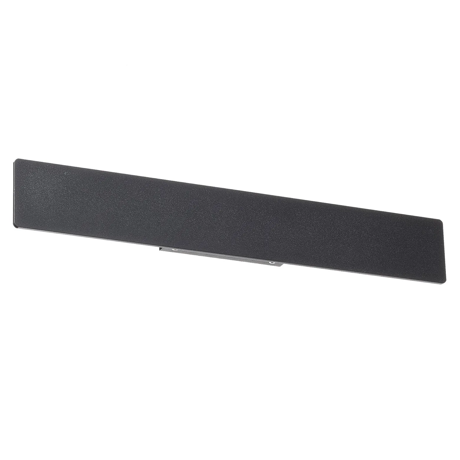 LED-seinävalaisin Zig Zag, musta, leveys 53 cm