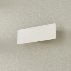 LED-seinävalaisin Zig Zag valkoinen, leveys 29 cm