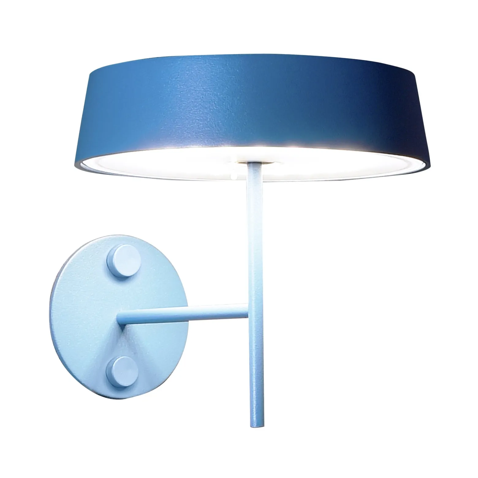LED-seinävalo Miram, akku, himmennettävä, sininen