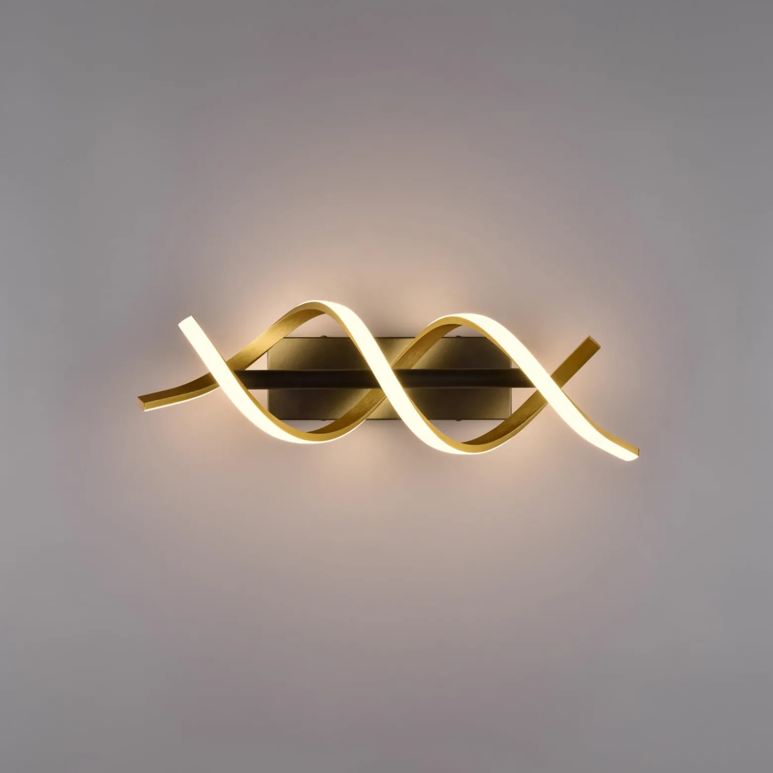 LED-seinävalo Sequence, himmennys, CCT, messinki