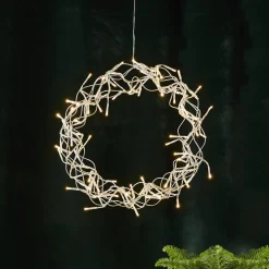 LED-seppele kihara, lämmin valkoinen, Ø 30 cm
