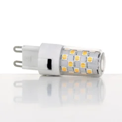 LED tappilamppu G9, 4 W, CCT, 370 lm, himmennettävä, läpinäkyvä, läpinäkyvä