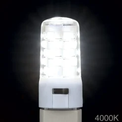 LED tappilamppu G9, 4 W, CCT, 370 lm, himmennettävä, läpinäkyvä, läpinäkyvä