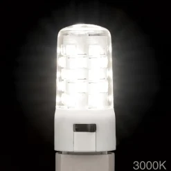 LED tappilamppu G9, 4 W, CCT, 370 lm, himmennettävä, läpinäkyvä, läpinäkyvä