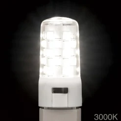 LED tappilamppu G9, 4 W, CCT, 370 lm, himmennettävä, läpinäkyvä, läpinäkyvä