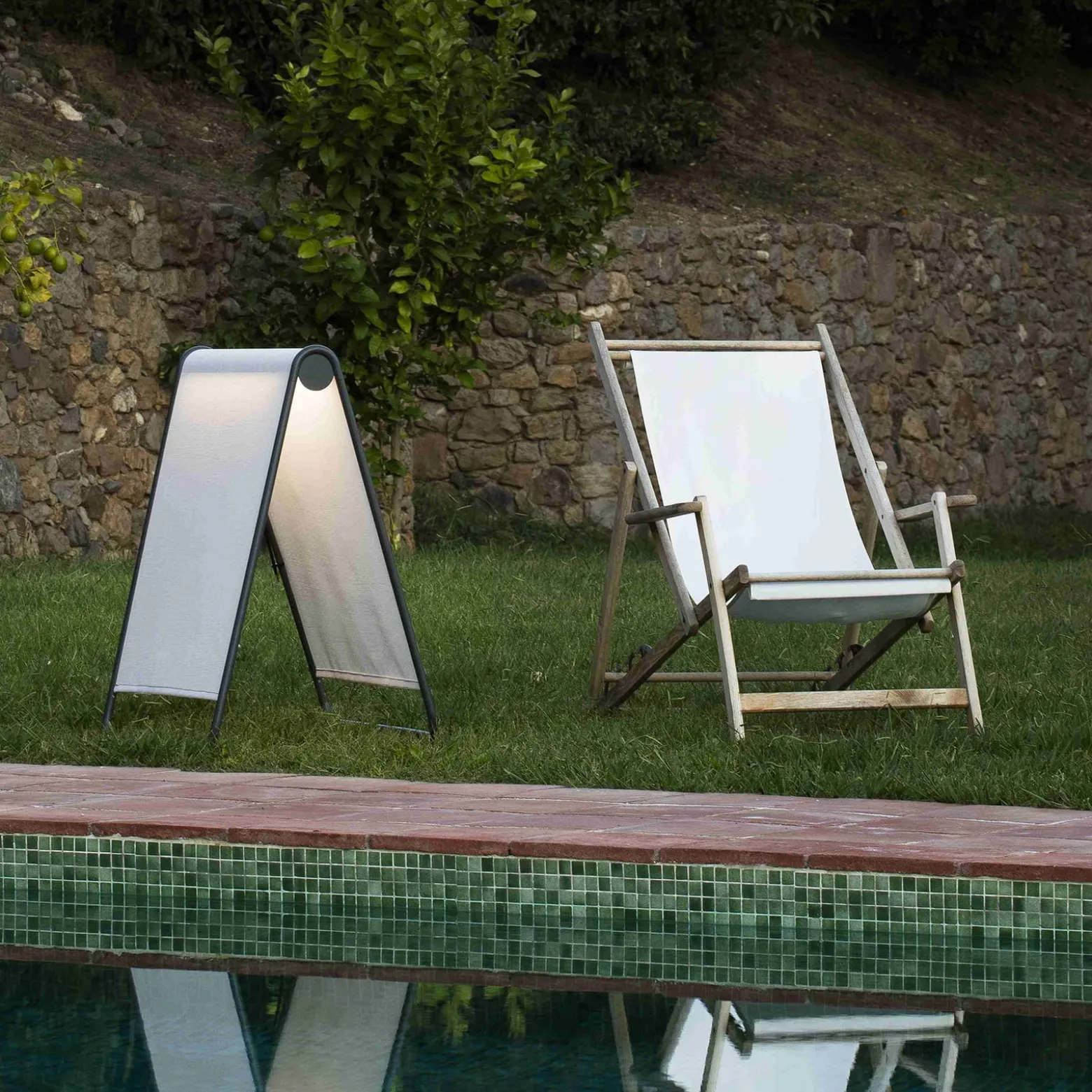 LED terassivalaisin Cadaqués, beige