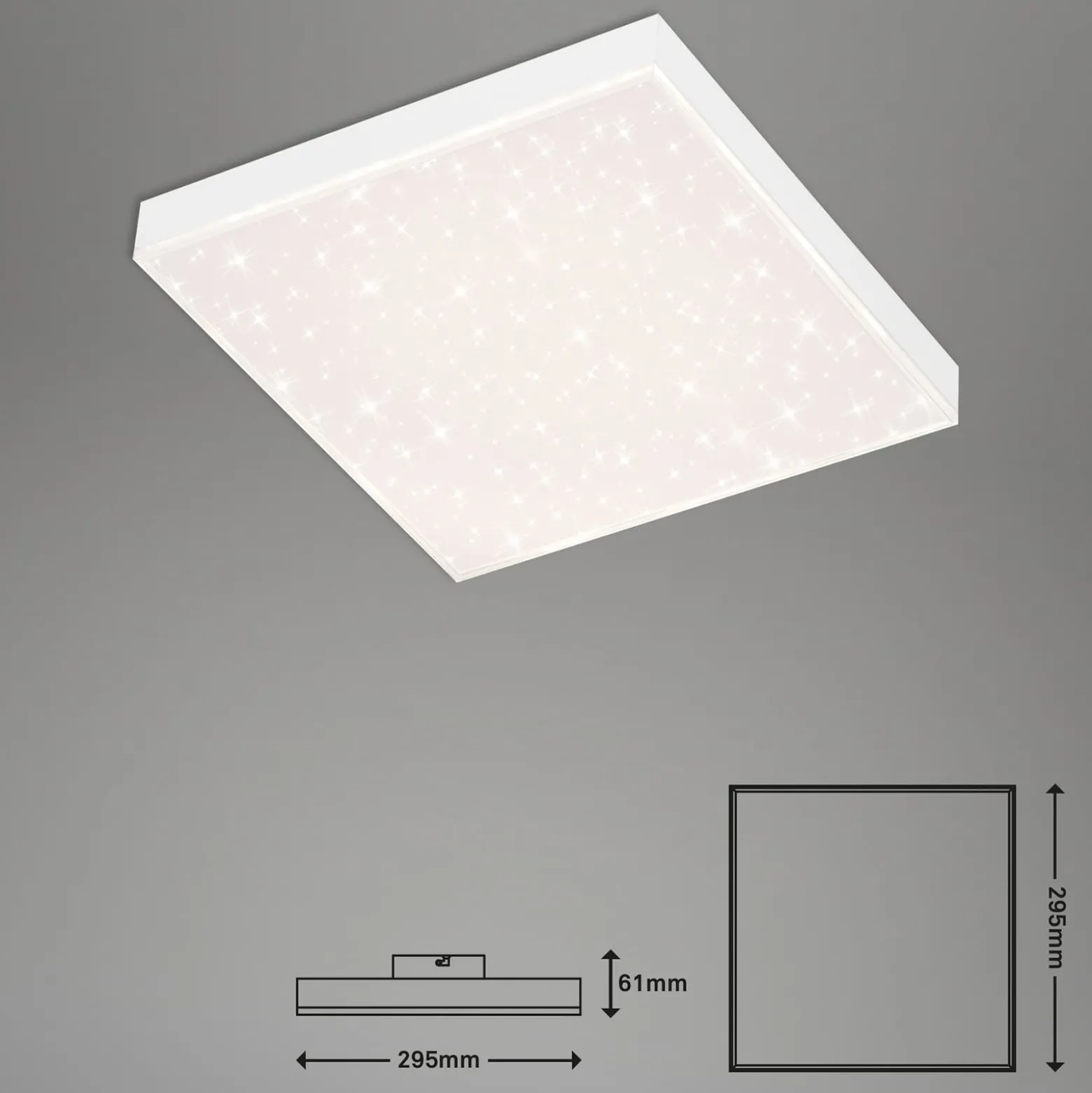 LED-tähtitaivas Frameless CCT, 30x30cm