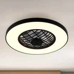 LED-tuuletin Linköping hiljainen CCT RGB kaukosäädin kaiutin