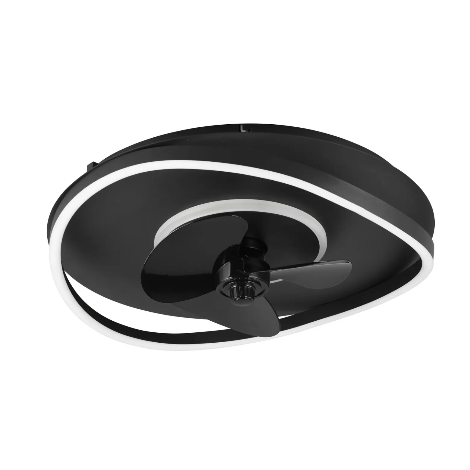 LED-tuuletin Sortland, DC, hiljainen, 50 cm, CCT, kaukosäädin