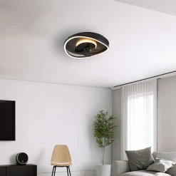 LED-tuuletin Sortland, DC, hiljainen, 50 cm, CCT, kaukosäädin