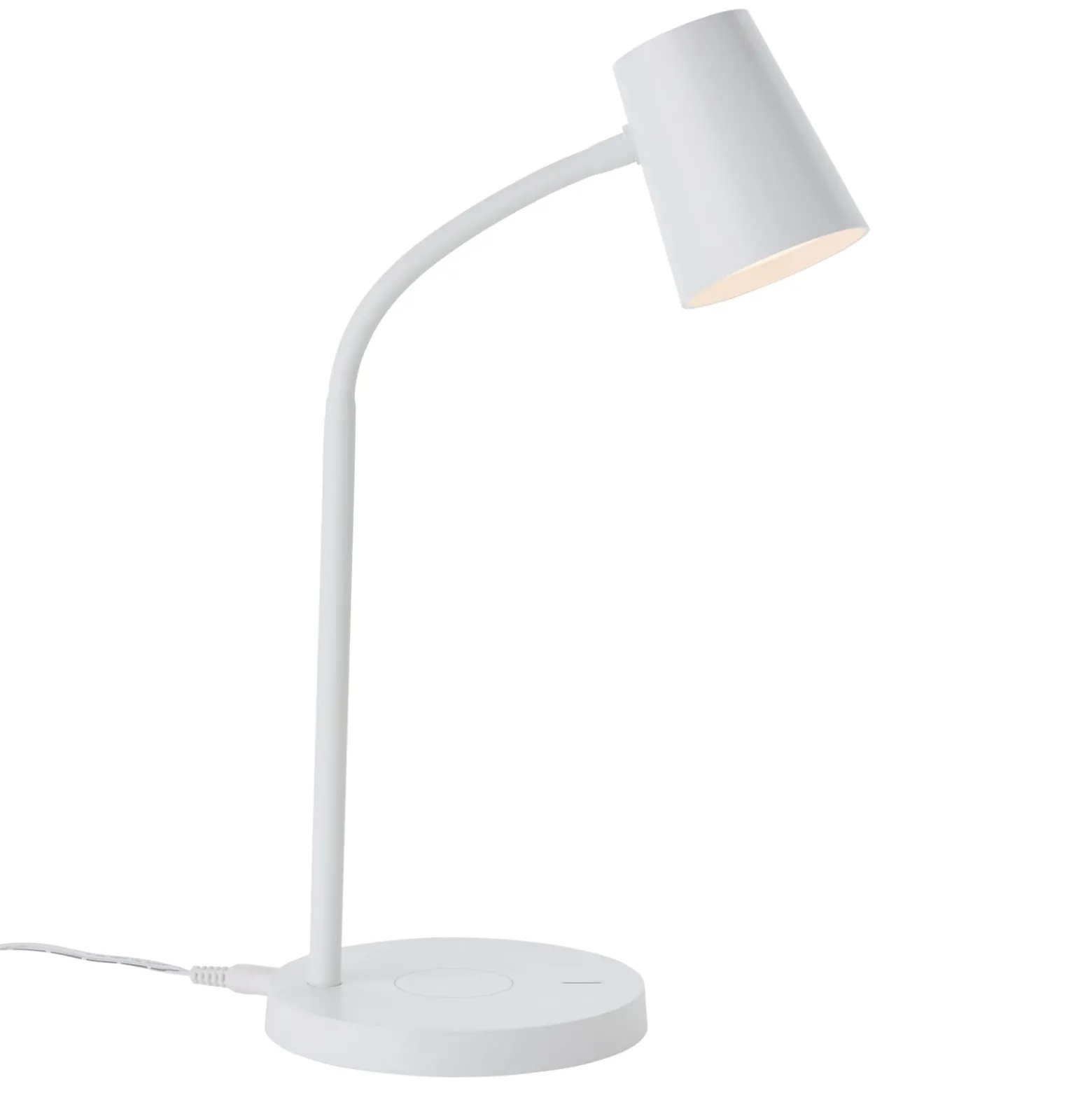 LED-työpöytälamppu Illa, valkoinen