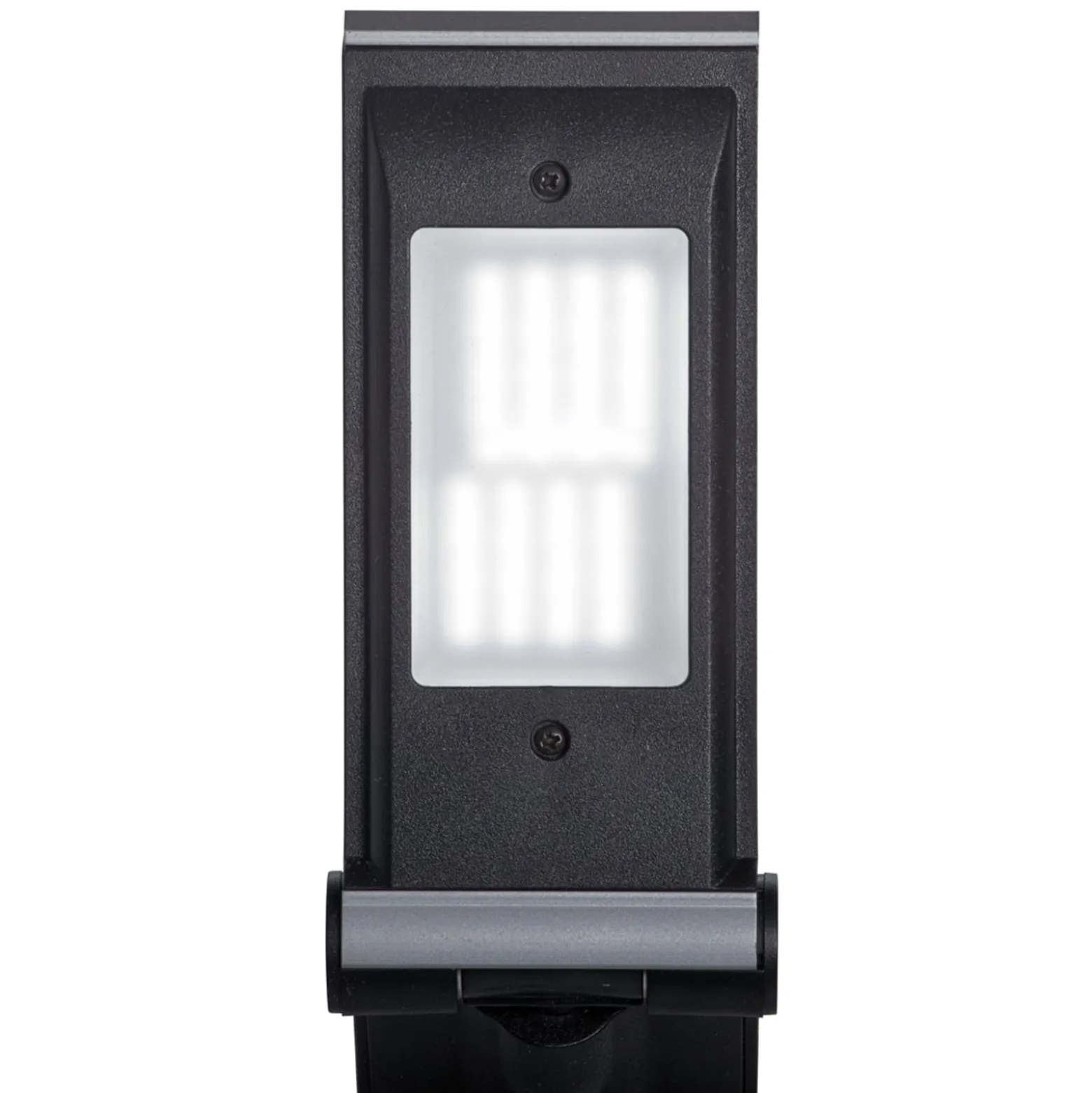 LED-työpöytälamppu MAULoptimus, hopea, puristinkanta, himmennettävä CCT