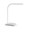 LED-työpöytävalaisin MAULpearly, valkoinen, 38 cm, himmennettävä, CCT