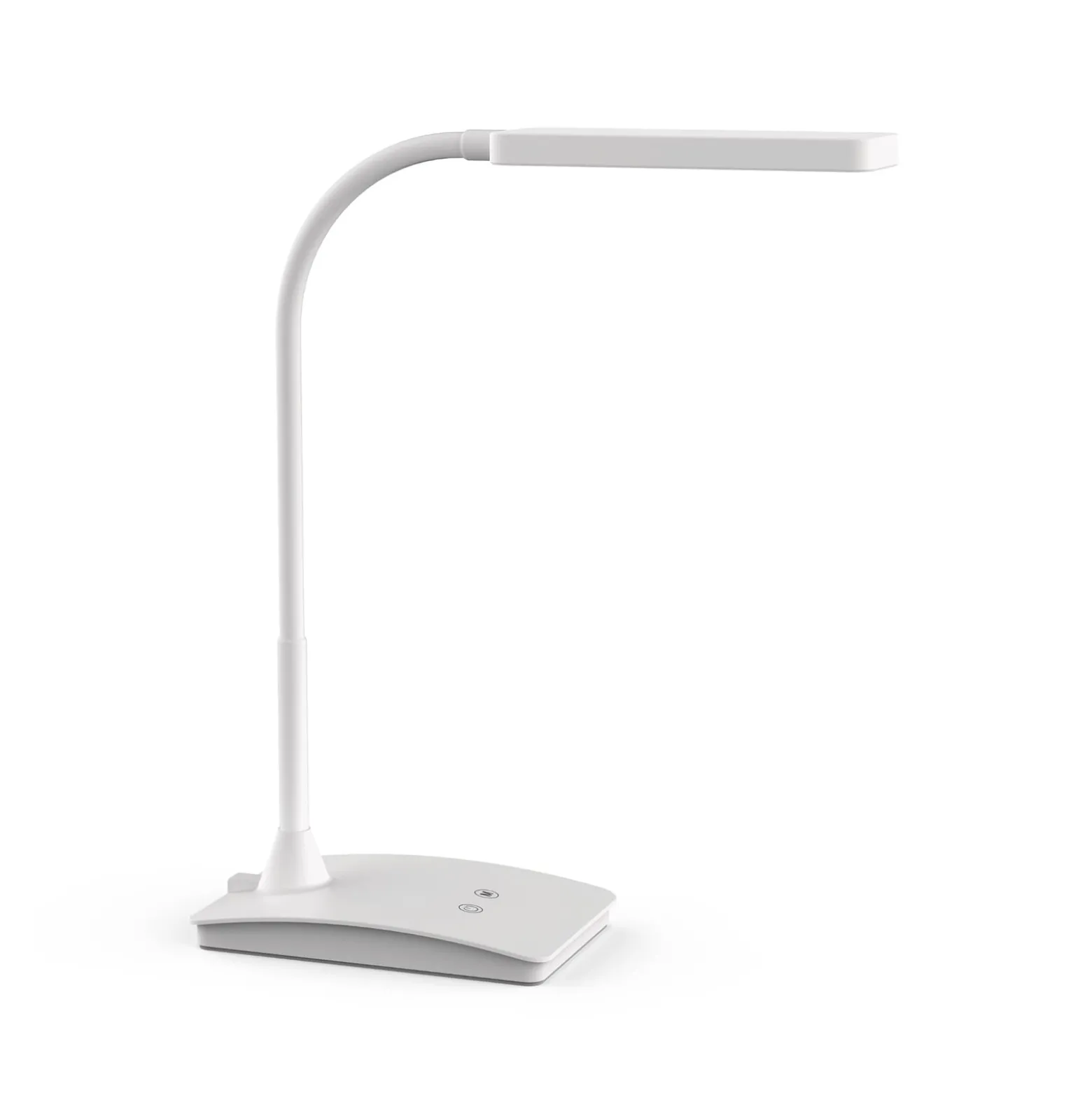 LED-työpöytävalaisin MAULpearly, valkoinen, 38 cm, himmennettävä, CCT