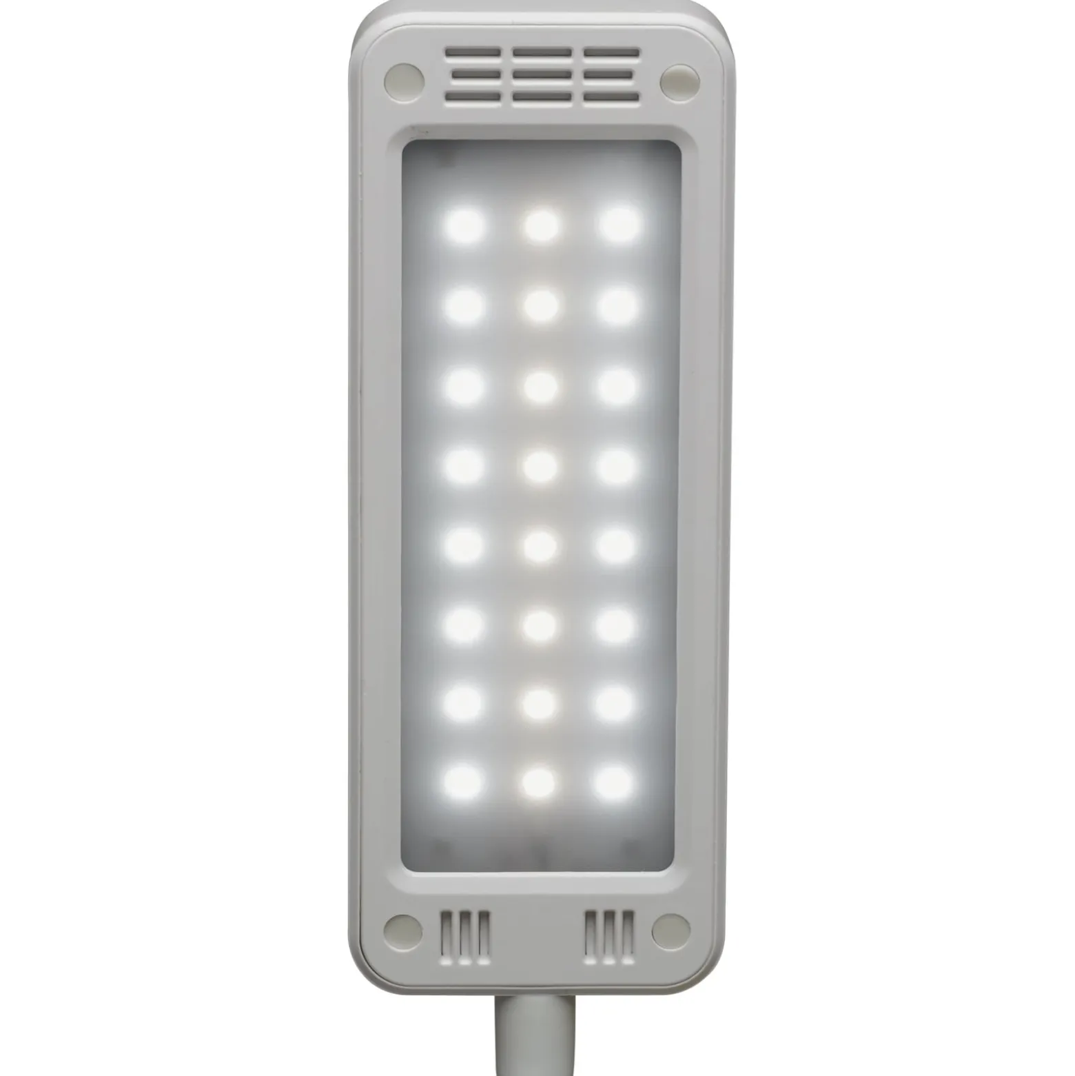 LED-työpöytävalaisin MAULpearly, valkoinen, 38 cm, himmennettävä, CCT