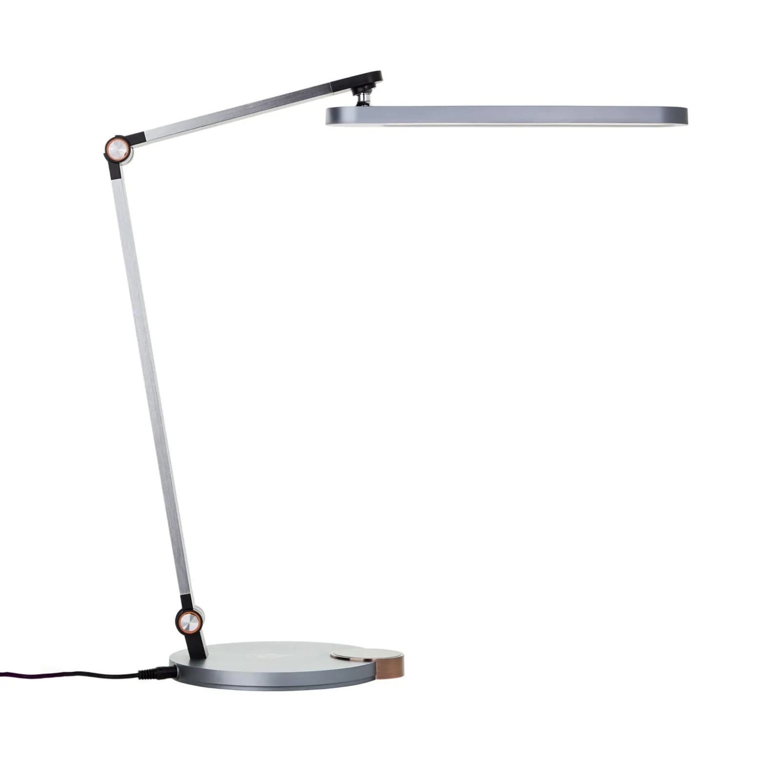 LED-työpöytävalaisin Officehero, CCT, harmaa