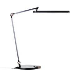 LED-työpöytävalaisin Officehero, CCT, musta