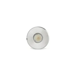 LED-uima-allasvalo Nok, nikkelivärinen, ruostumaton teräs, Ø 6,8 cm, IP68