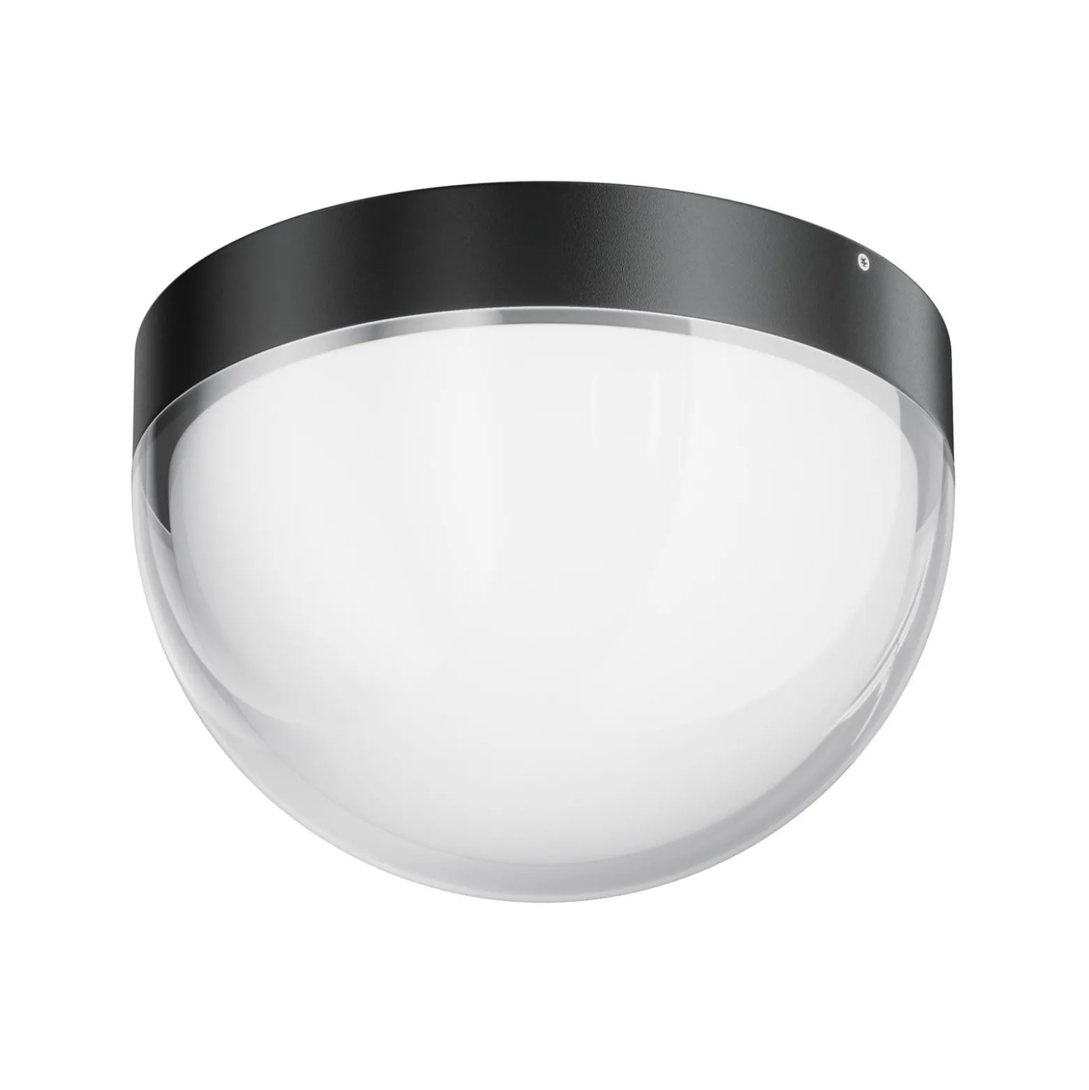 LED-ulkokattovalaisin Mon, grafiitti, Ø 18 cm, IP65, 3 000 K