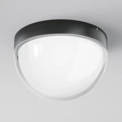 LED-ulkokattovalaisin Mon, grafiitti, Ø 18 cm, IP65, 3 000 K