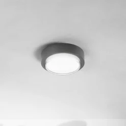 LED-ulkokattovalaisin Owen, tummanharmaa, metalli, 23 cm, IP65