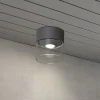 LED-ulkokattovalaisin Varese, harmaa, lasia