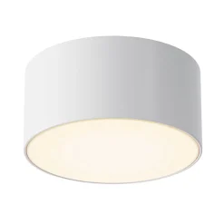 LED-ulkokattovalaisin Zon, valkoinen, Ø 12 cm, 3 000 K, metalli