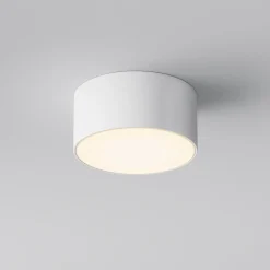 LED-ulkokattovalaisin Zon, valkoinen, Ø 12 cm, 3 000 K, metalli