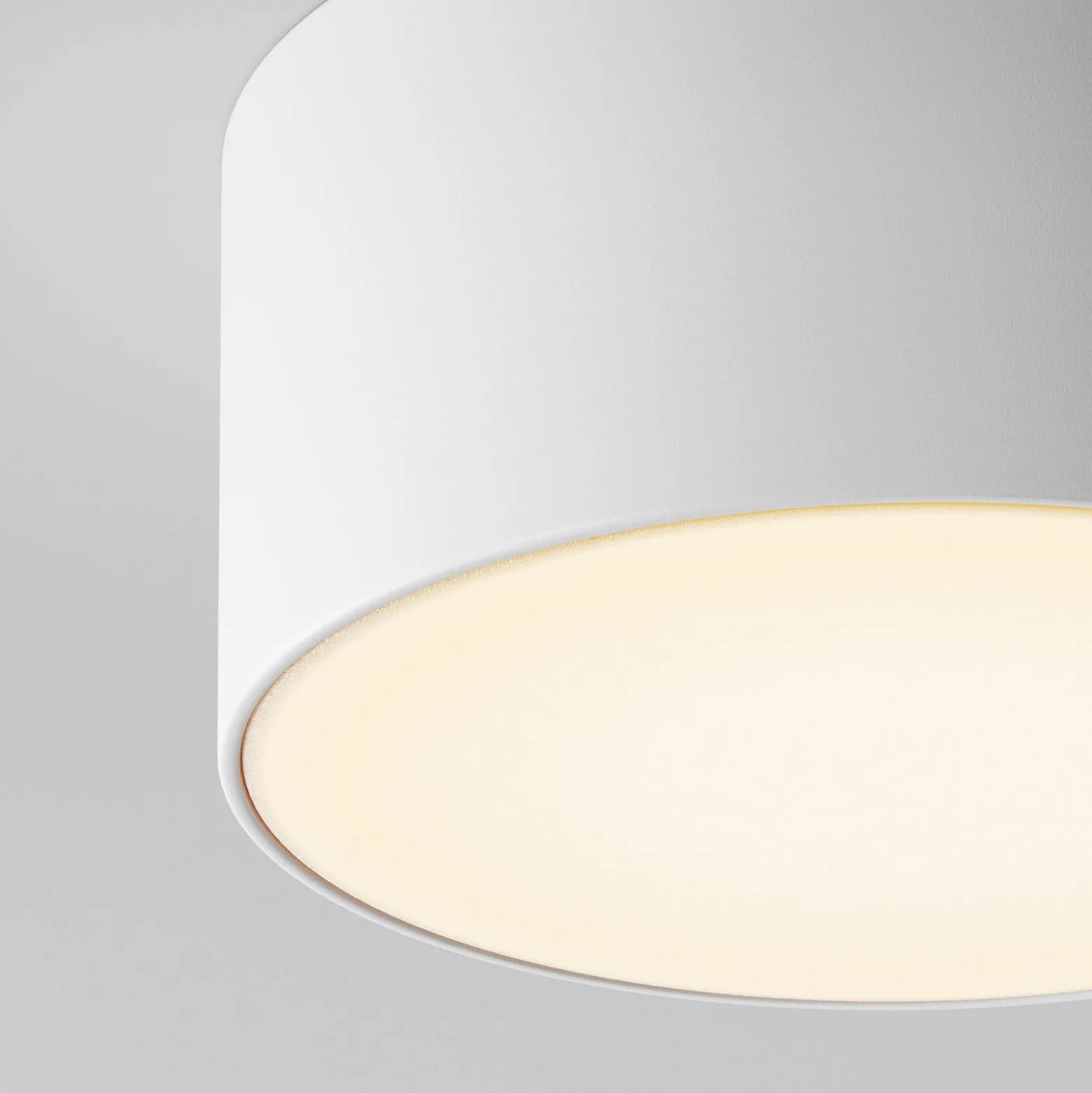 LED-ulkokattovalaisin Zon, valkoinen, Ø 12 cm, 3 000 K, metalli