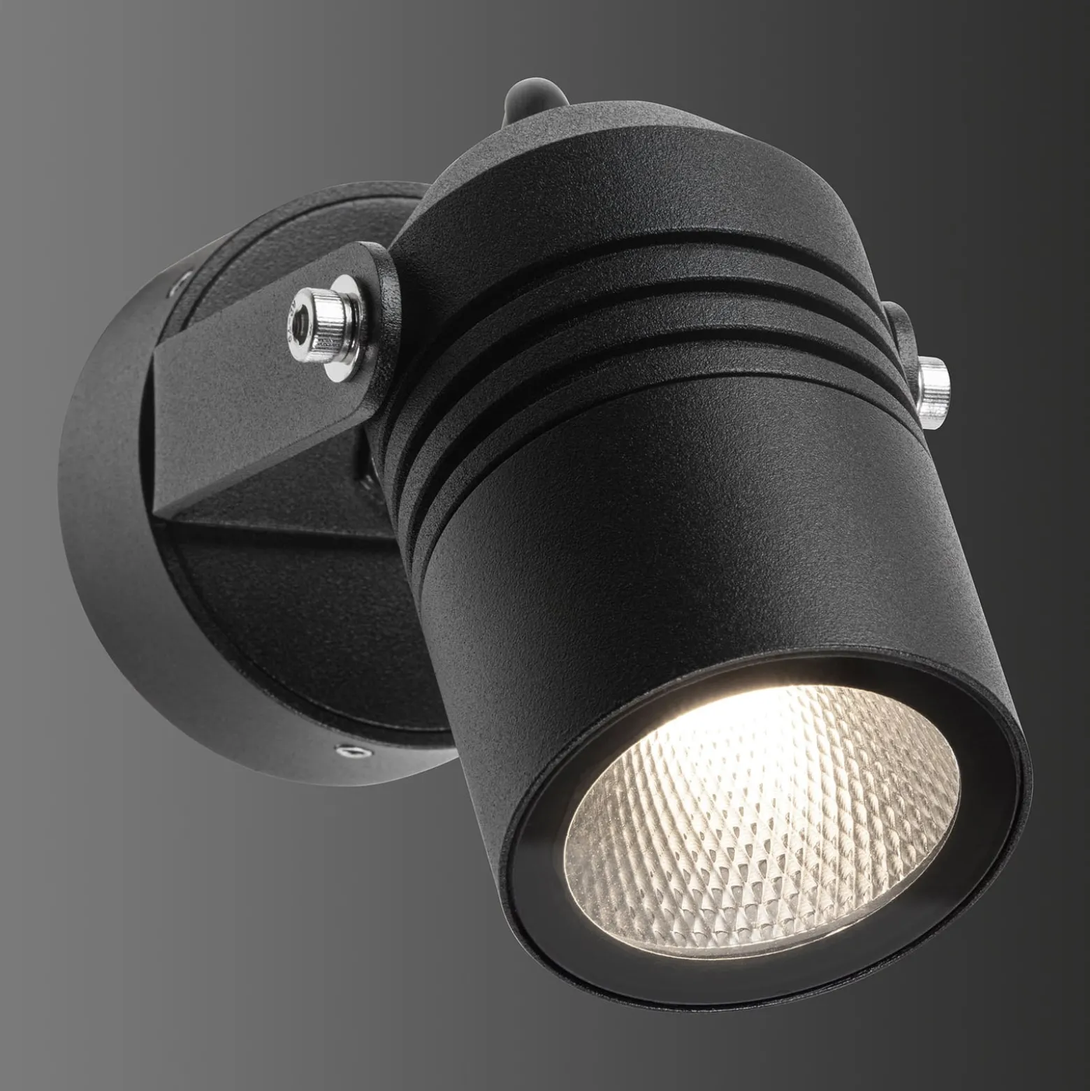 LED-ulkokohdevalo 5019, musta, IP54