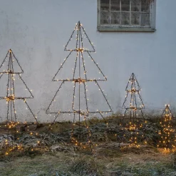 LED ulkokoriste Valopuu Foldy, korkeus 135 cm