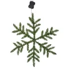LED-ulkokoristevalo Snowflake, paristokäyttöinen