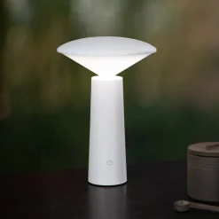 LED-ulkopöytävalaisin Jive, himmennys, valkoinen