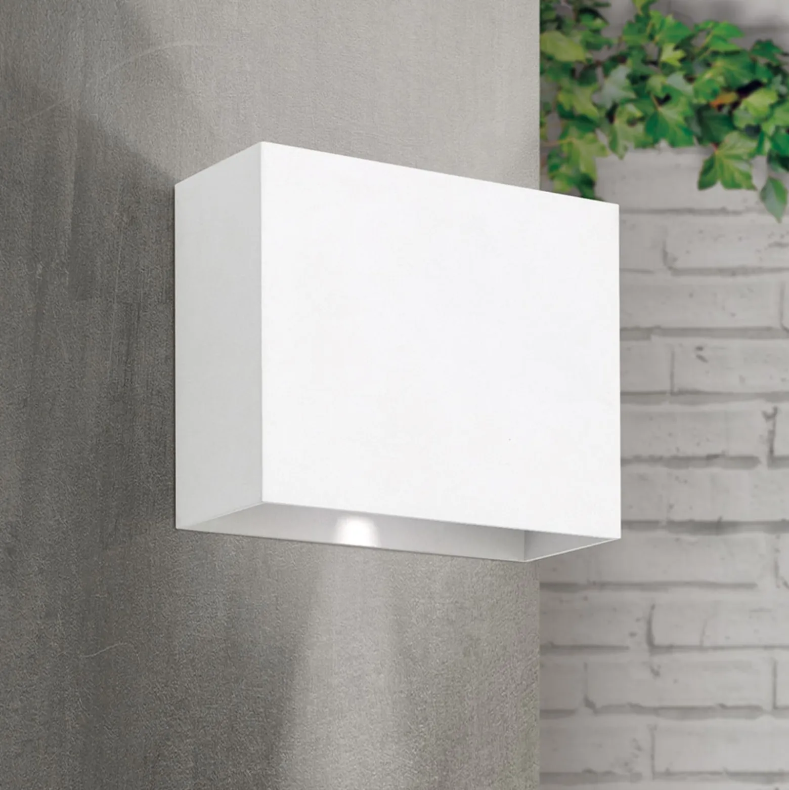 LED-ulkoseinälamppu Akzent, valkoinen