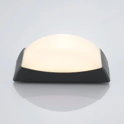 LED-ulkoseinälamppu Alexey, IP65, tummanharmaa