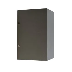 LED-ulkoseinälamppu Arcturus, leveys 8 cm, grafiitti 2-lamppuinen IP54