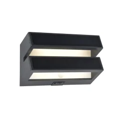 LED-ulkoseinälamppu BARLO, tummanharmaa, 21 cm, liiketunnistin, IP54