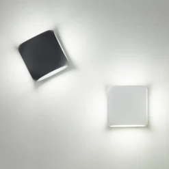 LED-ulkoseinälamppu Bu-oh!, valkoinen