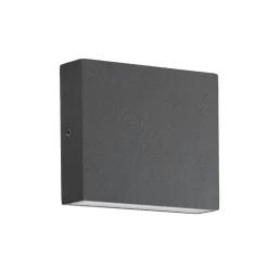 LED-ulkoseinälamppu CMD 9060, 11 cm, antrasiitti, IP54, ylös/alasvalo
