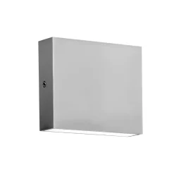 LED-ulkoseinälamppu CMD 9061, 11 cm, ruostumaton teräs, ylös/alas, IP54