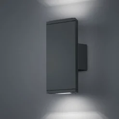 LED-ulkoseinälamppu COLORADO antrasiitti Korkeus 20 cm Metalli IP54